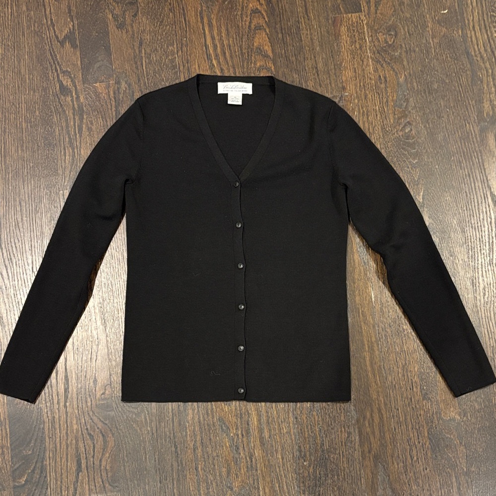 Brooks Brothers Black Women's Cardigan Sweater
